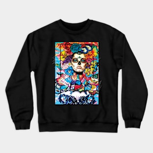 Dia de los Muertos, Mexican folklore Design Crewneck Sweatshirt